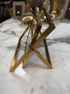 Vintage Italian Adjustable Brass Picture Frame - 4714934