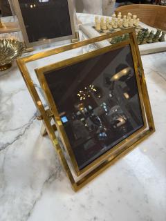 Vintage Italian Adjustable Brass Picture Frame - 4714935