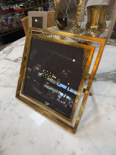 Vintage Italian Adjustable Brass Picture Frame - 4714936