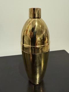Vintage Italian Brass Cocktail Shaker 1950s - 4229488
