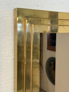 Vintage Italian Brass Framed Wall Mirror - 4291949