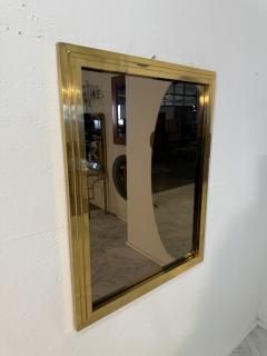 Vintage Italian Brass Framed Wall Mirror - 4291951