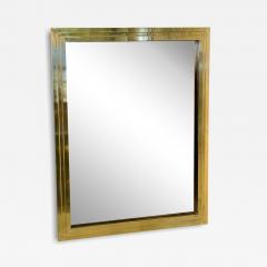 Vintage Italian Brass Framed Wall Mirror - 4297048