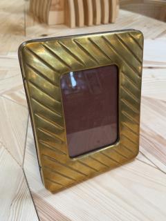 Vintage Italian Brass Picture Frame by Arabesque Gioielli Palermo - 4761275