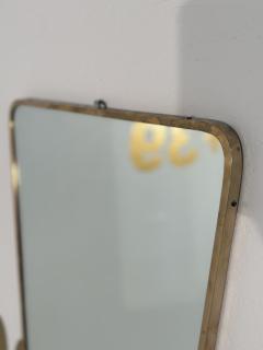Vintage Italian Brass Wall Mirror 1960 - 3636487