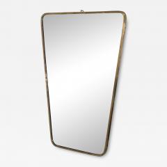 Vintage Italian Brass Wall Mirror 1960 - 3637263