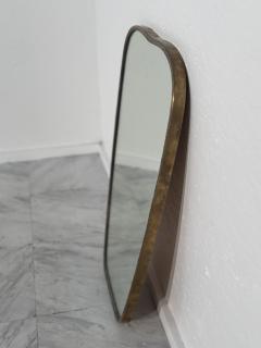 Vintage Italian Brass Wall Mirror 1960s - 3636514