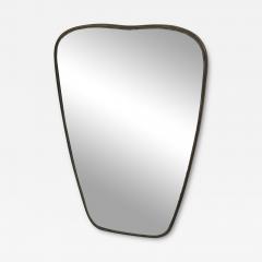 Vintage Italian Brass Wall Mirror 1960s - 3637266