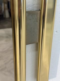Vintage Italian Brass and Lucite Wall Mirror 1970s - 4292000