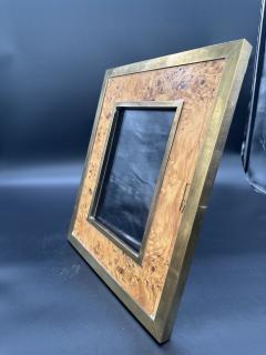 Vintage Italian Briar Wood Picture Frame 1980s - 3689949