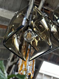 Vintage Italian Cascade Chandelier 1980s - 2975460