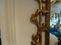 Vintage Italian Chinese Chippendale Style Carved Giltwood Pagoda Mirror - 3700102