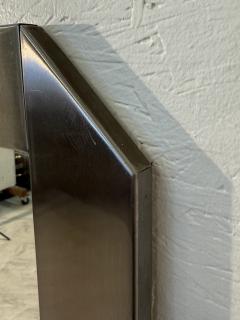 Vintage Italian Chrome Framed Wall Mirror - 4291971