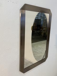 Vintage Italian Chrome Framed Wall Mirror - 4291974