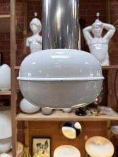 Vintage Italian Chrome Light Pendant 1980s - 3446055