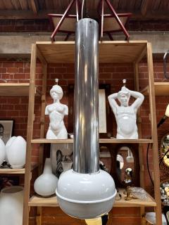 Vintage Italian Chrome Light Pendant 1980s - 3446058