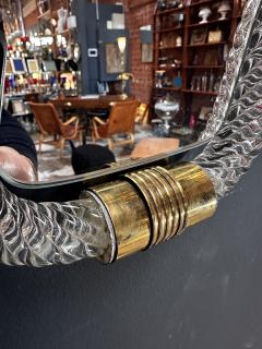 Vintage Italian Curvilinear Murano Wall Mirror 1940s - 3431044