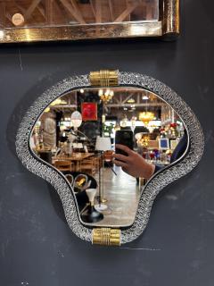 Vintage Italian Curvilinear Murano Wall Mirror 1940s - 3431049