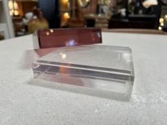 Vintage Italian Decorative Plexiglass Box 1980s - 3224256