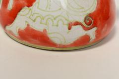 Vintage Italian Hand Painted Ceramic Figural Pitcher Vase by Giovanni de Simone - 4770577