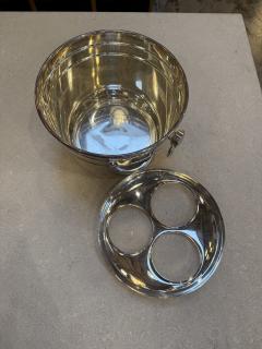 Vintage Italian Ice Bucket with Three Compartment Insert 1970s - 4442672