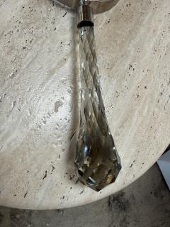 Vintage Italian Magnifying Glass with Faceted Crystal Handle - 4706475