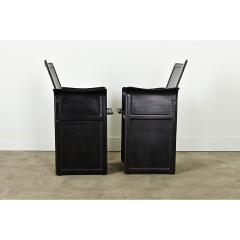 Vintage Italian Matteo Grassi Leather Armchairs - 3964388