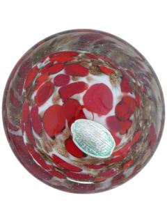 Vintage Italian Murano Glass Mushroom Figurine - 4096564