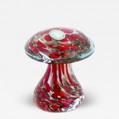 Vintage Italian Murano Glass Mushroom Figurine - 4099860