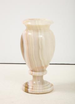 Vintage Italian Onyx Baluster Form Vase - 2296133