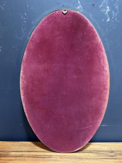 Vintage Italian Oval Brass Wall Mirror 1970s - 3307631