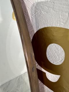 Vintage Italian Oval Wall Mirror 1960s - 3613868