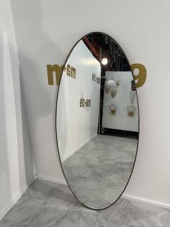 Vintage Italian Oval Wall Mirror 1960s - 3613870