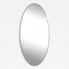Vintage Italian Oval Wall Mirror 1960s - 3614907