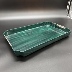 Vintage Italian Rectangular Blue Tray 1980s - 3489197