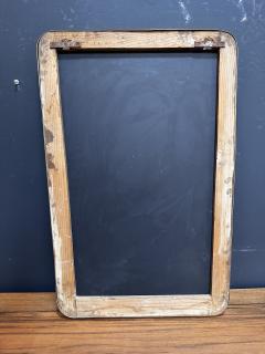 Vintage Italian Rectangular Brass Wall Mirror 1980s - 3307875