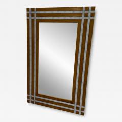 Vintage Italian Rectangular Wood Wall Mirror 1970 - 3614900