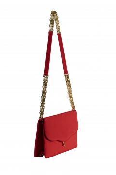 Vintage Italian Red Silk Shoulder Bag by Rinos circa 1970s - 3327218