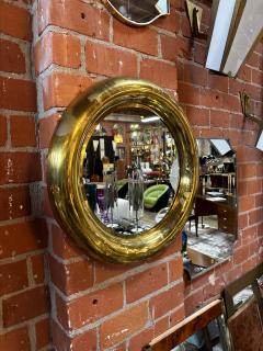 Vintage Italian Round Brass Mirror 1950s - 3111699