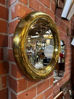 Vintage Italian Round Brass Mirror 1950s - 3111700