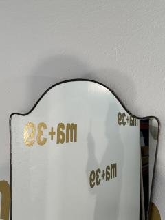 Vintage Italian Shield Wall Mirror 1970s - 3613899