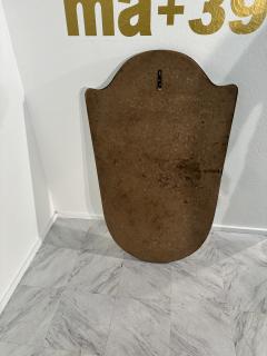 Vintage Italian Shield Wall Mirror 1970s - 3613901