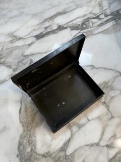 Vintage Italian Silver Plated Guilloch Playing Card Box - 4380205