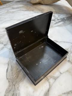 Vintage Italian Silver Plated Guilloch Playing Card Box - 4380206