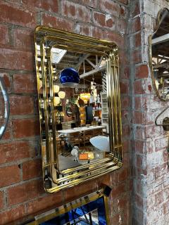 Vintage Italian Square Wall Mirror 1980s - 3111722