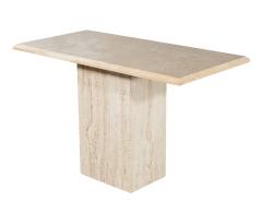 Vintage Italian Travertine Console Table 1970 s - 4220262