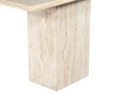 Vintage Italian Travertine Console Table 1970 s - 4220267