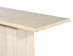 Vintage Italian Travertine Console Table 1970 s - 4220268