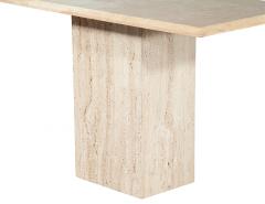 Vintage Italian Travertine Console Table 1970 s - 4220270