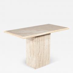 Vintage Italian Travertine Console Table 1970 s - 4221958
